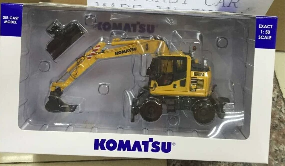 UH-8083 1:50 Komatsu PW148+ 2 колесный экскаватор игрушки