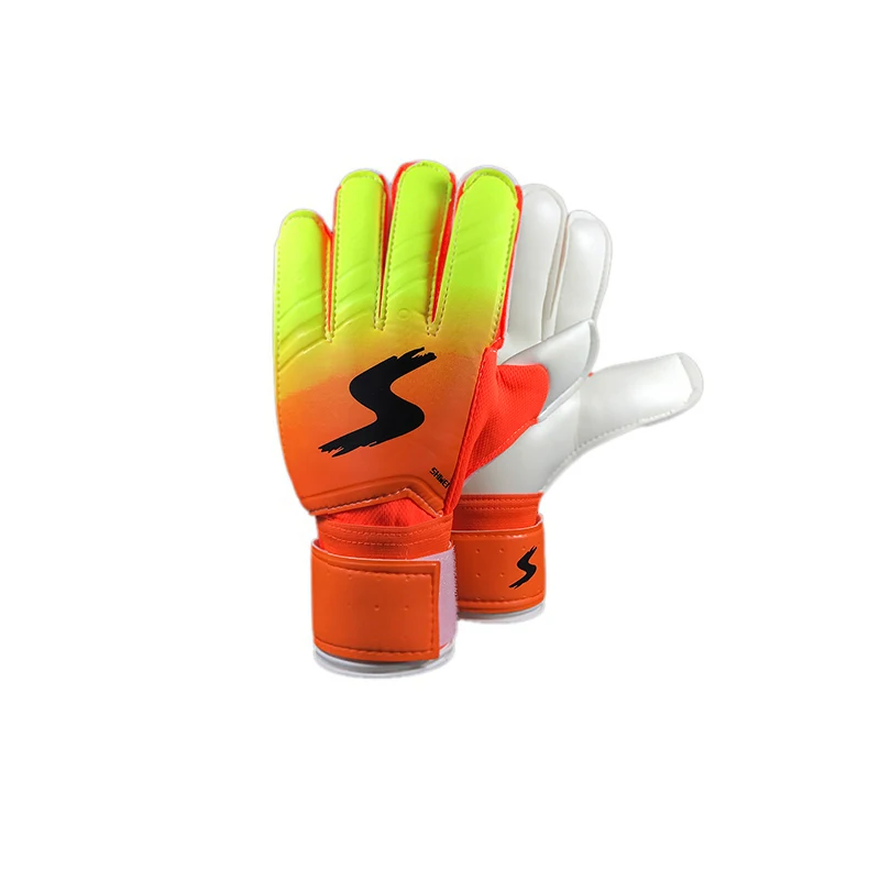 Цветные градиентные гильотины из полиуретана и латекса, футбольные Вратарские Утепленные перчатки, футбольные вратарские перчатки, футбольные перчатки