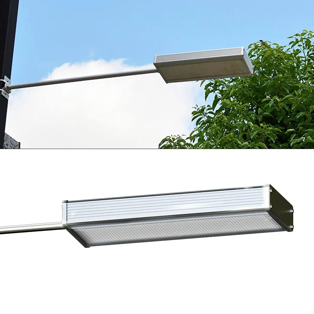 

Hot Sale Outdoor IP65 Waterproof 48Led Microwave Motion Solar Sensor Light Garden Wall Lamp Anodized With Battery