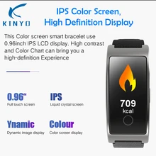 ips цветной экран Смарт-браслет монитор артериального давления наручные часы фитнес-браслет трекер Шагомер Браслет pk Band 4