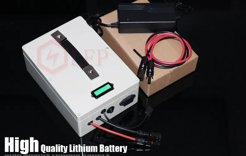 Top 48V 40AH Portable multifunction Lithium Battery Pack , 54.6V 2000W Electric bicycle Scooter solar energy battery 4