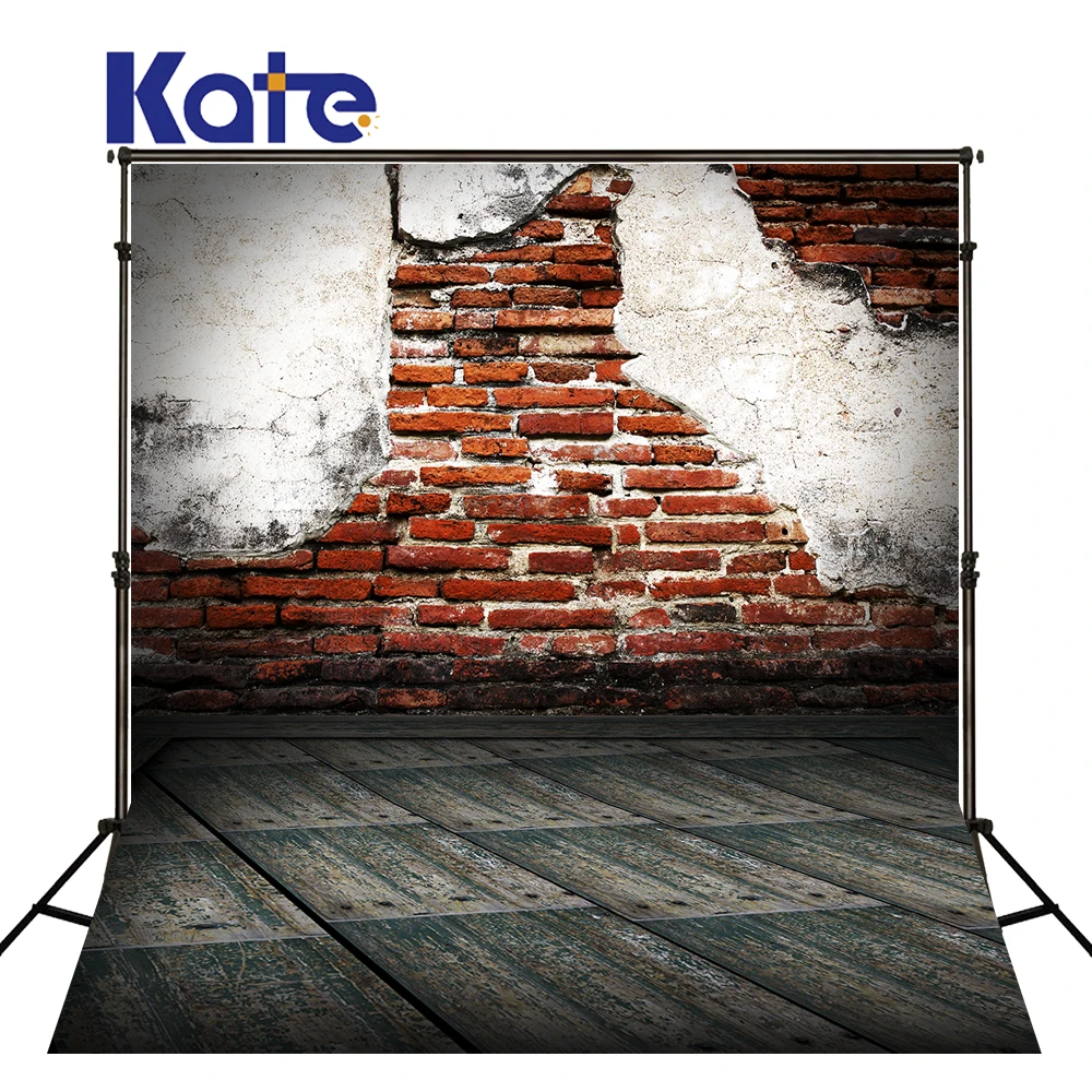 

200Cm*150Cm Kate No Wrinkles Photo Studio Backdrop Wood Floor Brick Wall Photography Back Photographic Studio For Baby