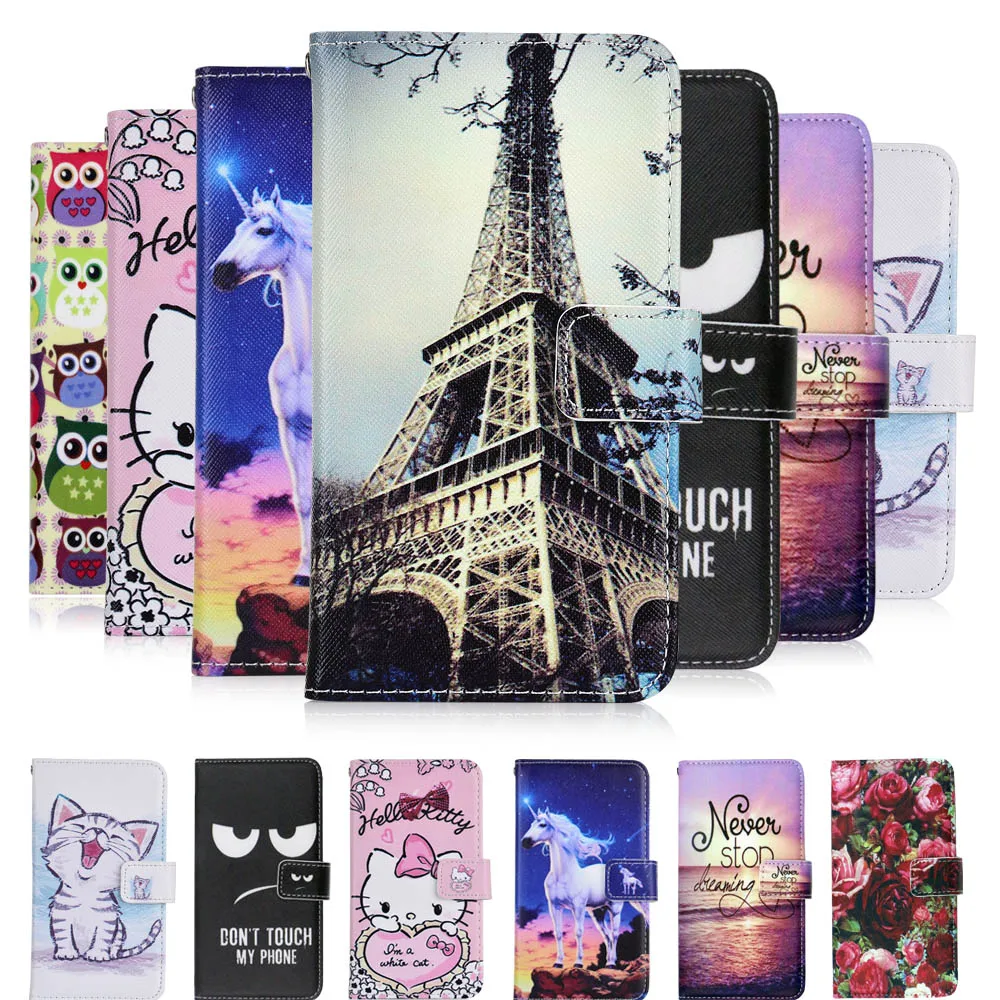 

KESIMA For Fly FS408 Stratus 8 case cartoon Wallet PU Leather CASE Fashion Lovely Cool Cover Cellphone Bag Shield