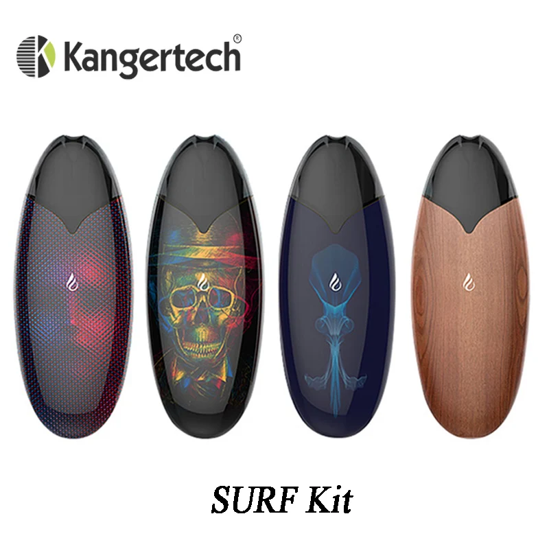 

Original Kangertech Surf Kit 1.2ml Capacity Tank 1.6ohm NiCr Coil 300mAh Built-in Battery Electronic Cigarette Vaporizer Vaping