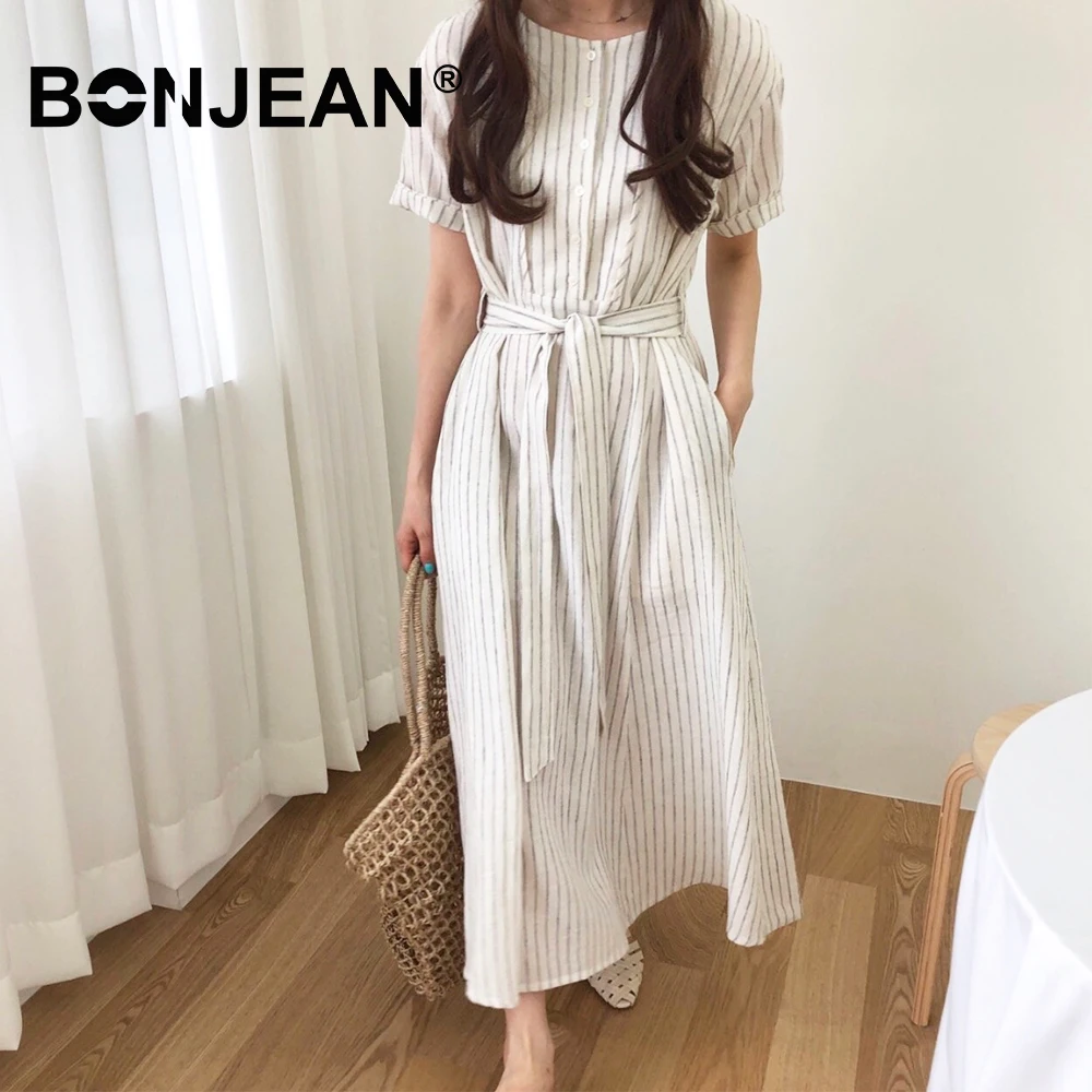 

Striped Dress White Vestidos Women Summer Evening Party Night Short Sleeve Long Dress Elegant Robe Longue Femme Sukienki Z093