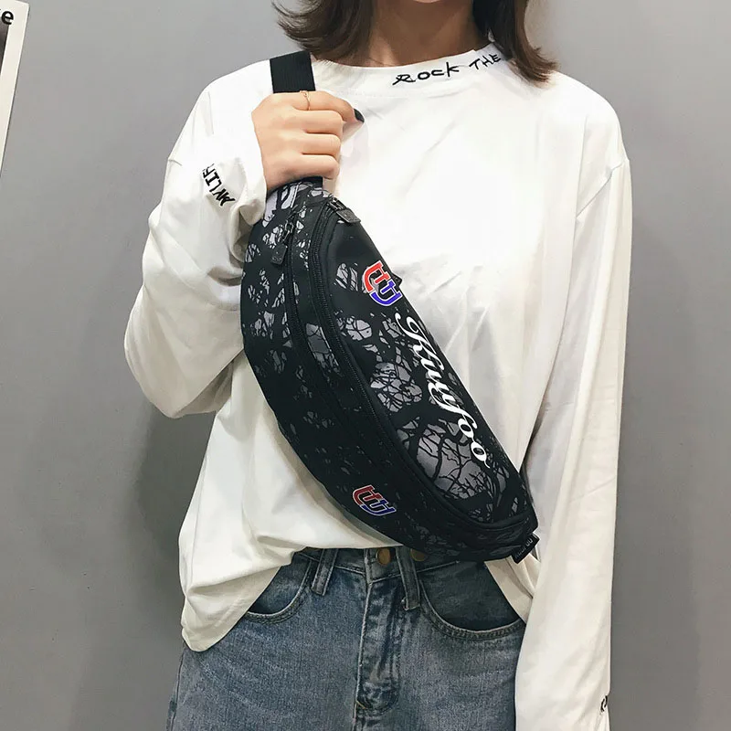 

New Waist Bag Women's Fanny Pack Banana Bags Hip Packs Unisex Chest Bag Bum Package Oxford Cloth Messenger Pack Handy Pocket