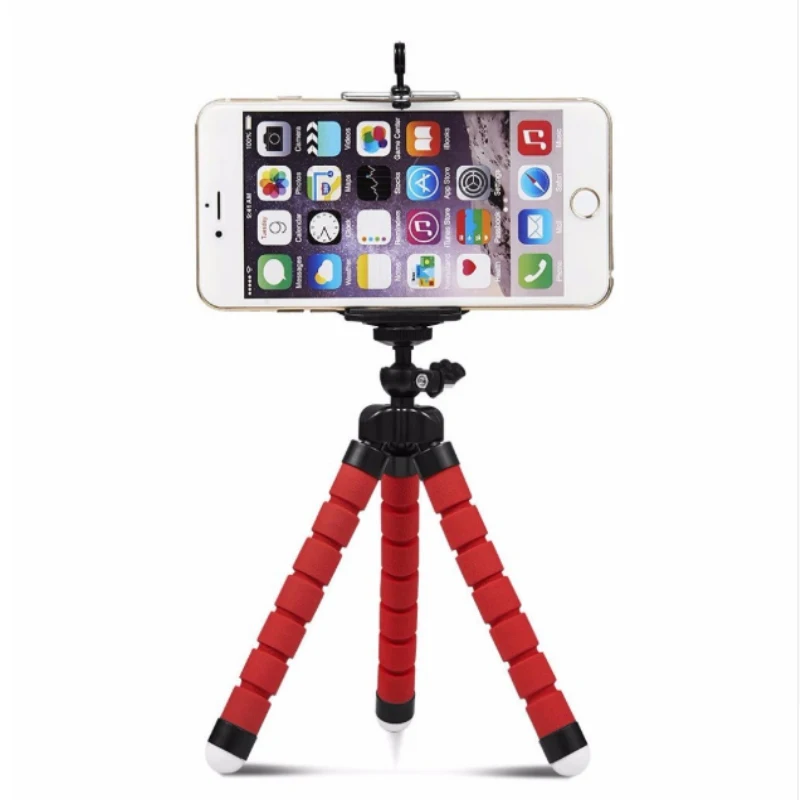 Car style mobile phone holder flexible octopus tripod bracket selfie stand mount manfrotto support For iPhone XIAOMI camera