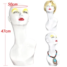 High Grade Wig Mannequin Heads Wig Stand Mannequin Manikin Head With Makeup for Wig Hat Display High Grade Wig Mannequin Heads Wig Stand Mannequin Manikin Head With Makeup for Wig Hat Display
