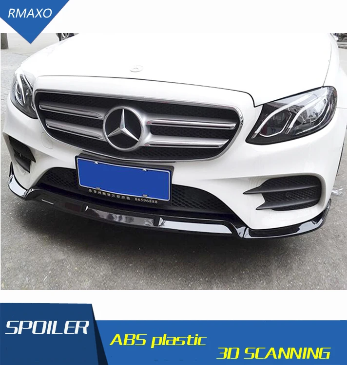 Для BENZ W213 Задний Спойлер ABS задний передний бампер диффузор защитные бамперы для W213 тела набор бампер задний спойлер