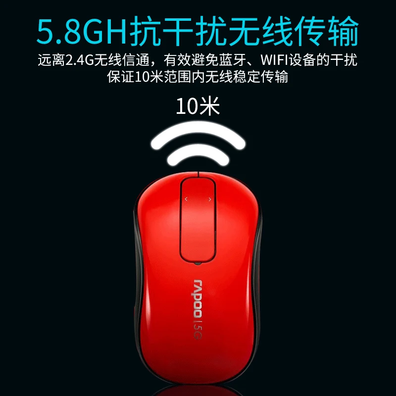 Беспроводная сенсорная мышь Rapoo T120P Офисная компьютерная для ноутбука|Мыши| |