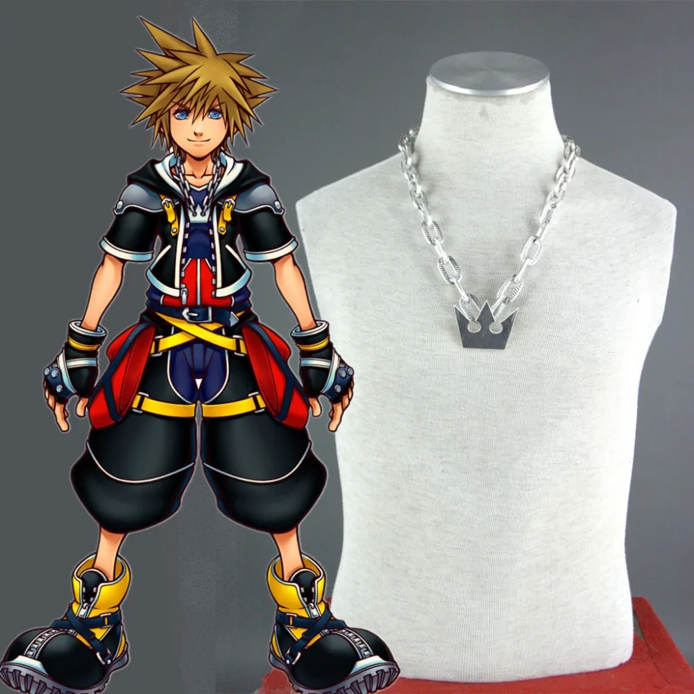 

Athemis Anime Cosplay Kingdom Hearts Cosplay Accessories Sora Necklace Fashion Pendant Jewelry For Halloween Christmas