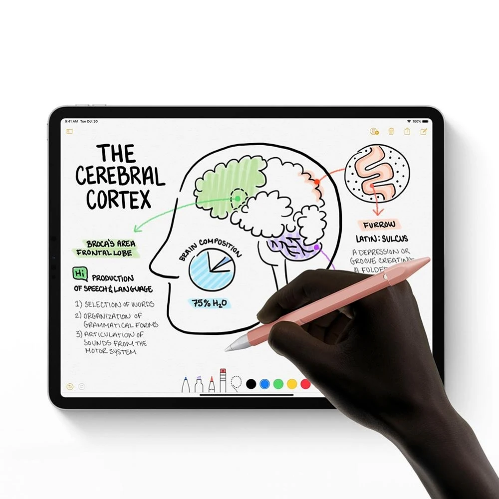 GOOJODOQ 3 в 1 для Apple Pencil 2 Чехол 2-го поколения для Apple Pencil 2 Держатель крышки Премиум Silic для iPad стилус