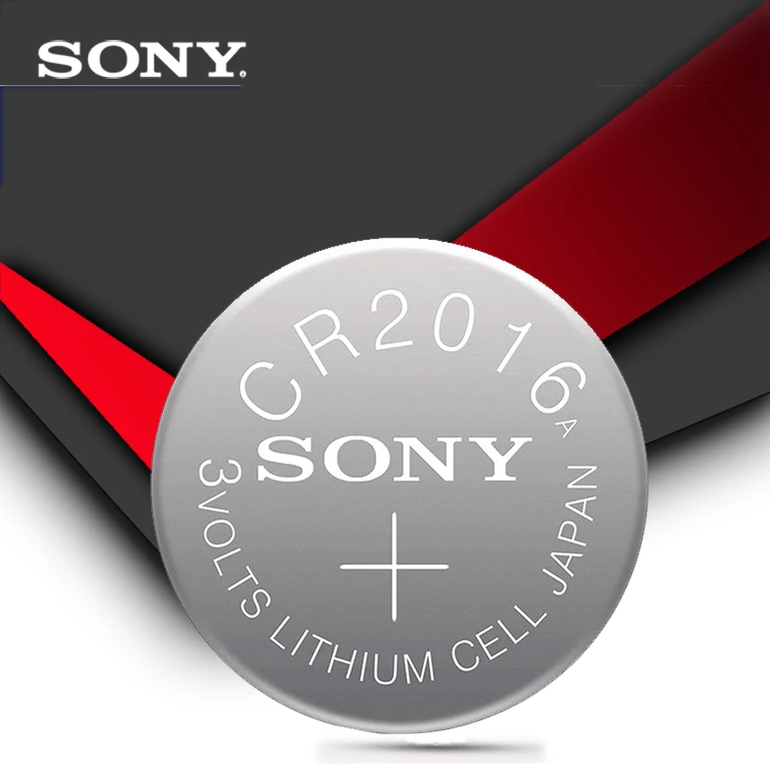 5 шт./лот SONY 3V литиевая монета батареи кнопки DL2016 KCR2016 CR2016 LM2016 BR2016 Высокая плотность энергии