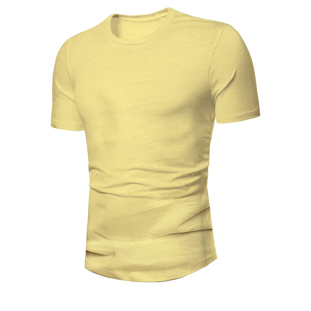 17 цветов футболка для мужчин летом прохладно Slim Fit Повседневное с О-образным вырезом короткий рукав Уличная футболка высоко качественные футболки мужская одежда