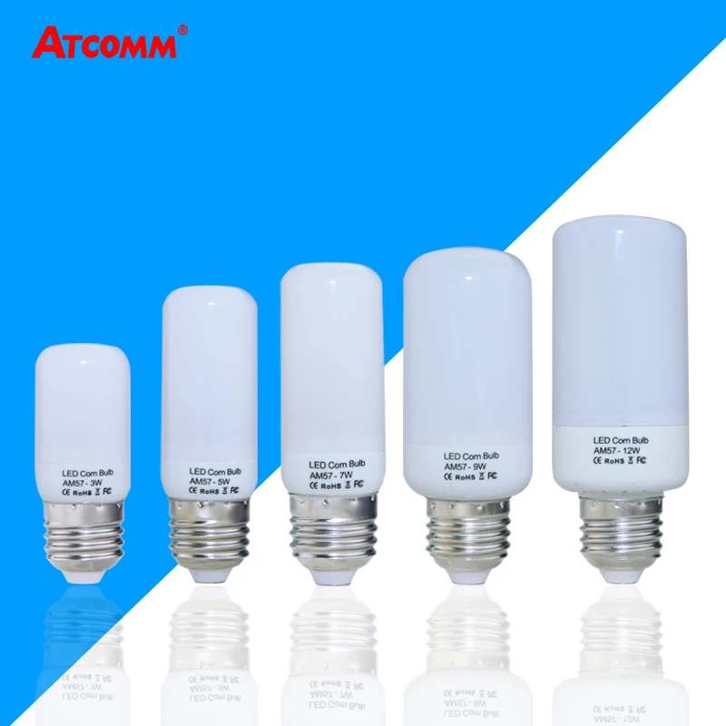 Светодиодная лампа-Кукуруза E27 E12 SMD 5736 3 Вт 5 7 9 12 без мерцания высокая яркость