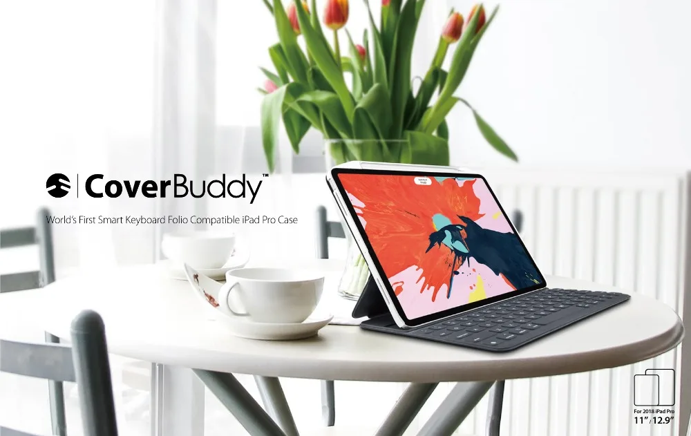 SwitchEasy CoverBuddy для iPad Pro 11/12, " чехол с клавиатурой/карандашом