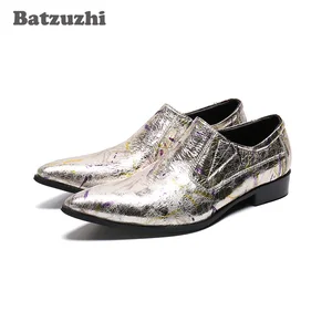 Image for Batzuzhi Handmade Men Shoes Zapatos Hombre Genuine 