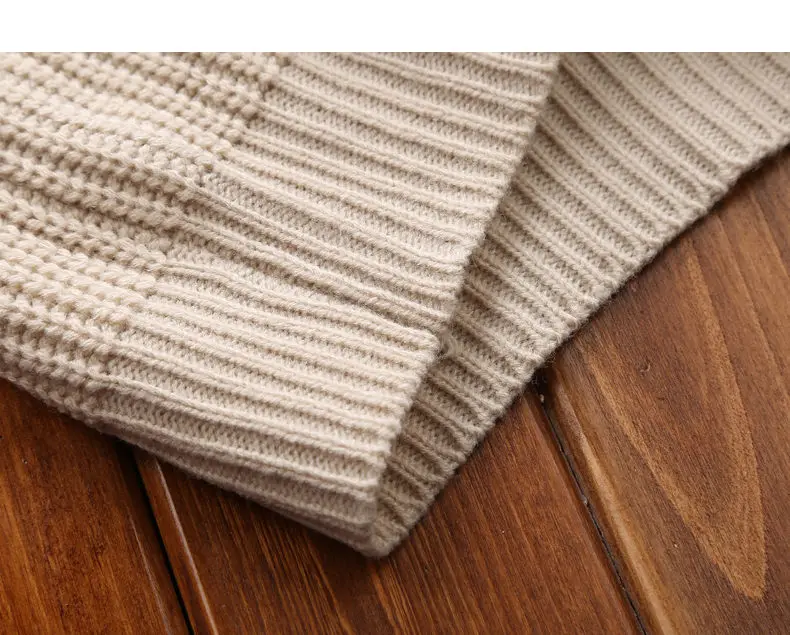 3Color Winter Men Pullover Sweaters Warm Thick Sweater Men Autumn Knited Male Pullover Jumper Navy Red Khaki Brand Muls M-4XL-15