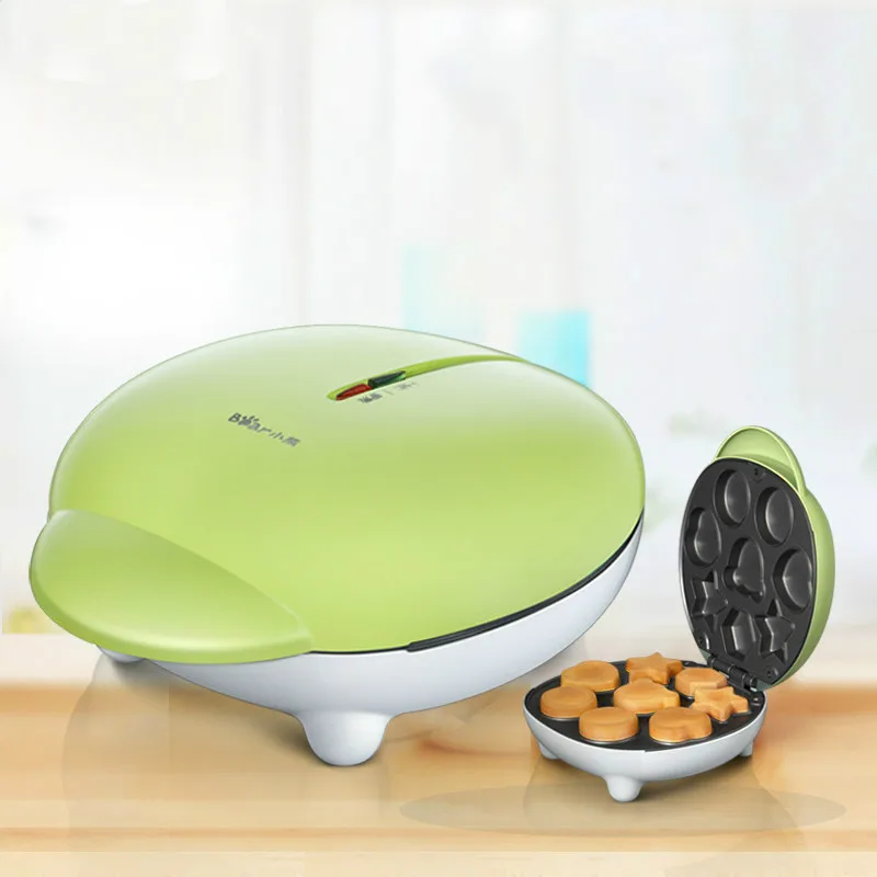 

Household Mini Cake Maker Machine 8 Moulds Non-stick Easy Operation Double Sided Electric Baking Pan Bread Waffle Maker