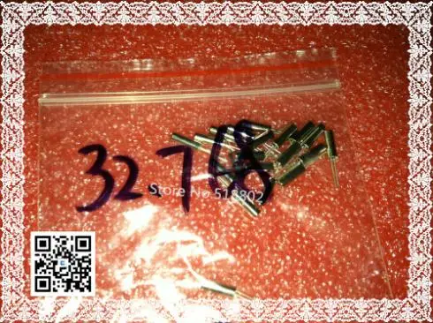 

50pcs/lot Cylindrical 3 * 8 mm 32.768 KHz quartz crystal 32768 passive crystals