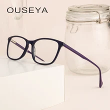 Ацетатные женские очки, модные повседневные очки для зрения, прозрачная Ретро винтажная оправа для женских очков# CB3995