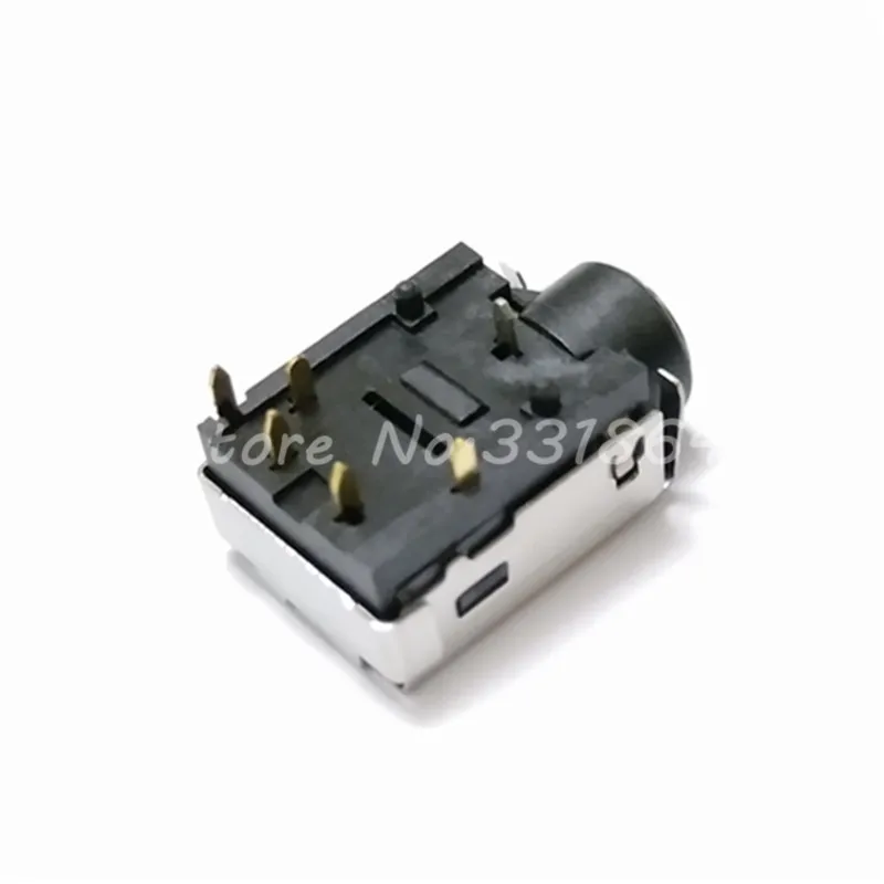 Audio Headphone Microphone Jack Port Socket for Laptop Notebook 6 pin connector