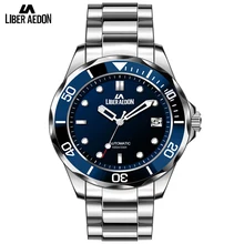 Liber Aedon Men Suit Watches Top Brand Luxury Mens Mechanical Mutilfunction Waterproof Sport Wrist Watches Relogio Masculino