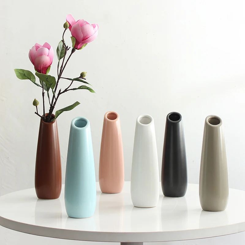 Ceramic Vase Living Room Decoration Flower Container Modern Wedding