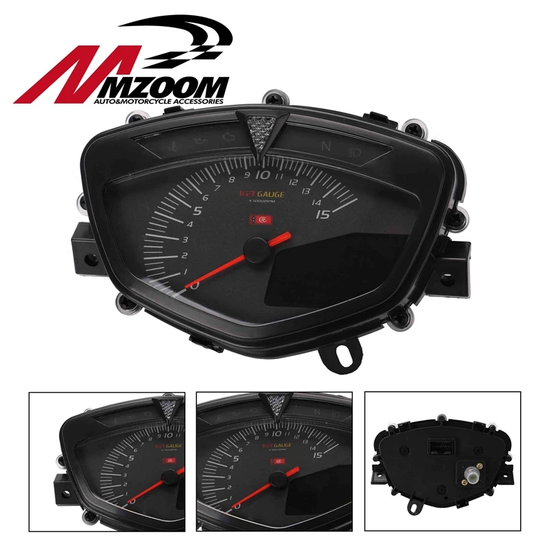 

Motorcycle Speedometer Motorbike LCD digital speedometer with dual range seven color screen odometer Tachometer