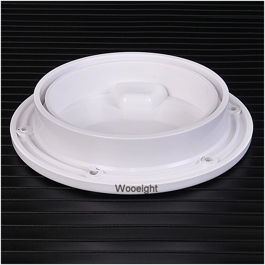 4 6 Marine Boat RV White Round Access Hatch Cover Accessories Screw Out Deck Inspection Plate (5)