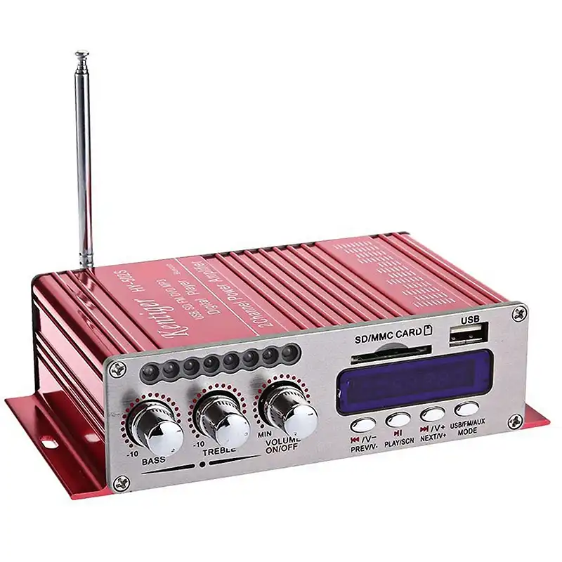 FFYY Kentiger Hy 502S 2Ch Bluetooth Hi Fi Супер Бас выход мощность стерео усилитель с пультом