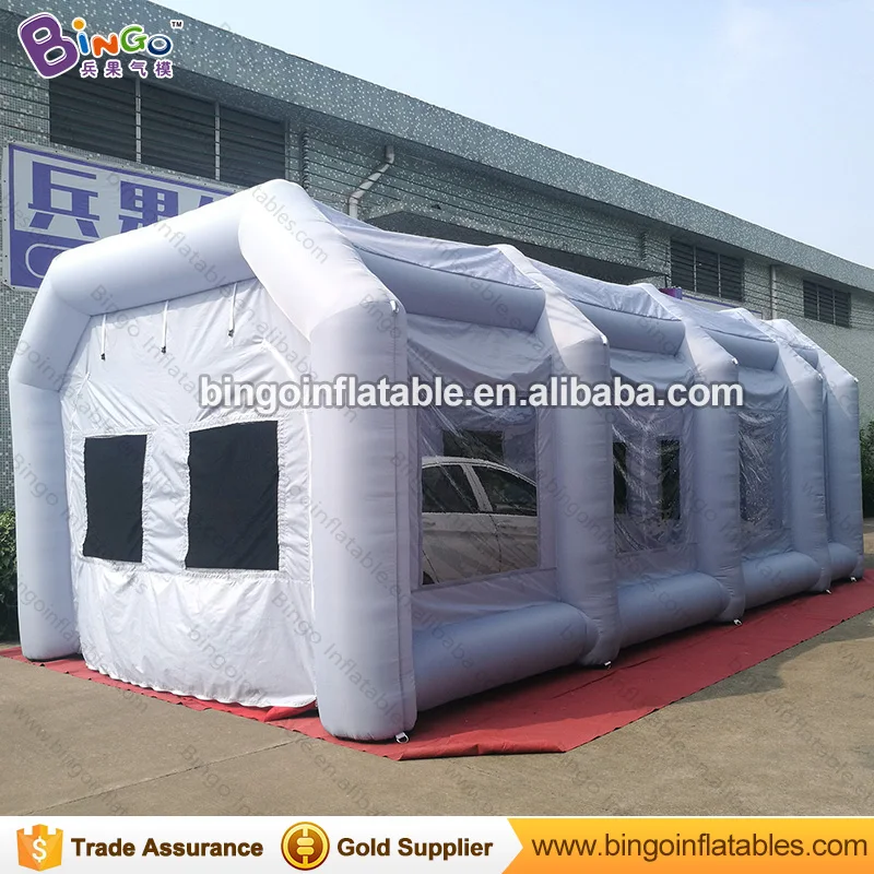 Free Shipping Light Grey Color Inflatable Paint Booth Hot sale 26X13X10