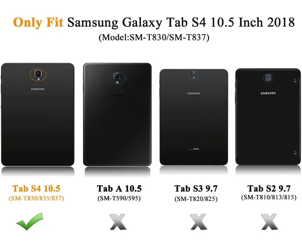 Чехол для Samsung Galaxy Tab S4 10 5 с держателем ручки S универсальная подставка мягкий