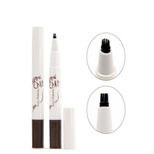Подводка для глаз стойкий водонепроницаемый карандаш для бровей Татуировка Ручка Вилка наконечник Тушь для бровей карандаш Косметика продуктов