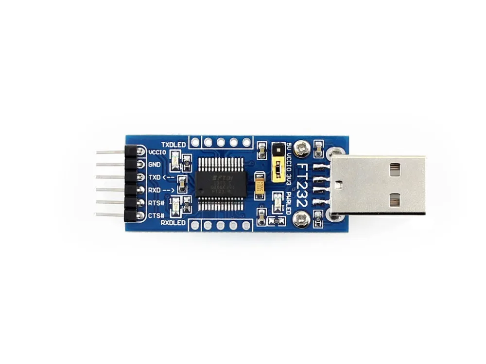 2 шт./лот FT232 USB UART плата(тип A) FT232R FT232RL к RS232 ttl последовательный поддерживает Mac Linux Android WinCE Windows 7/8/8,1/10