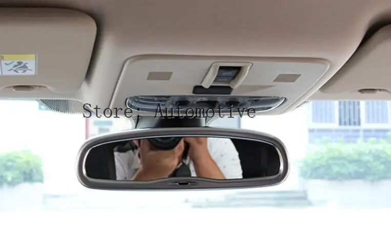 

For Land Rover Freelander 2 Accessories ABS Chrome Car Interior Rearview Mirror FrameTrim 2008-2016 Car Styling