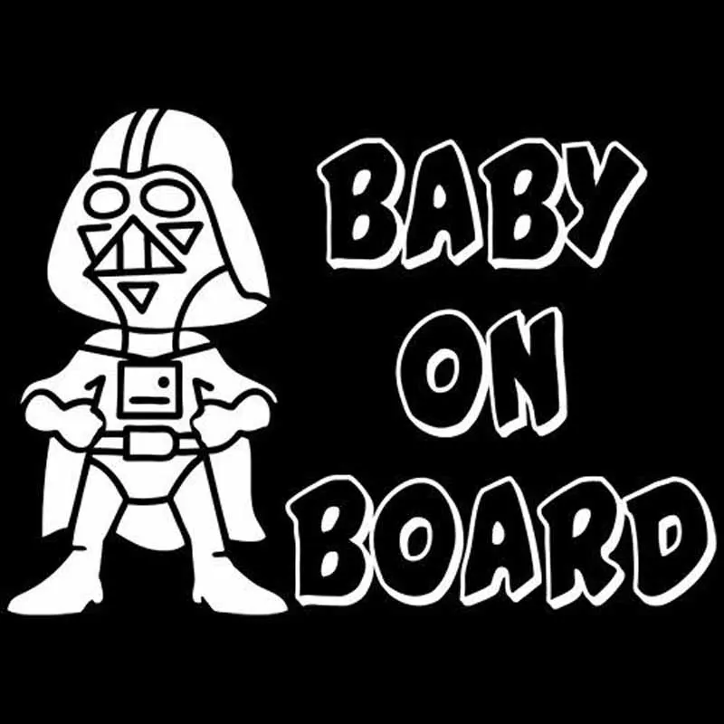 darth vader baby on board