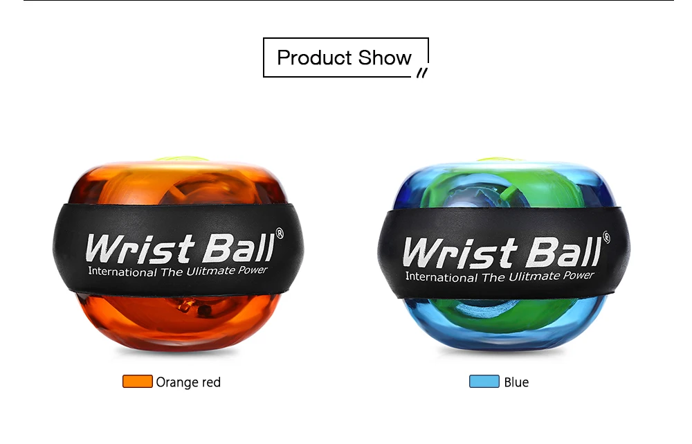 Wrist Ball Fitness Roller Gyroscope Arm Hand Exercise Force Strengthener