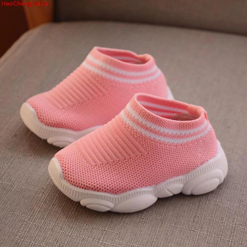 

HaoChengJiaDe baby boys and girls casual shoes non-slip children fashion shoes kids sneakers toddler soft bottom shoes