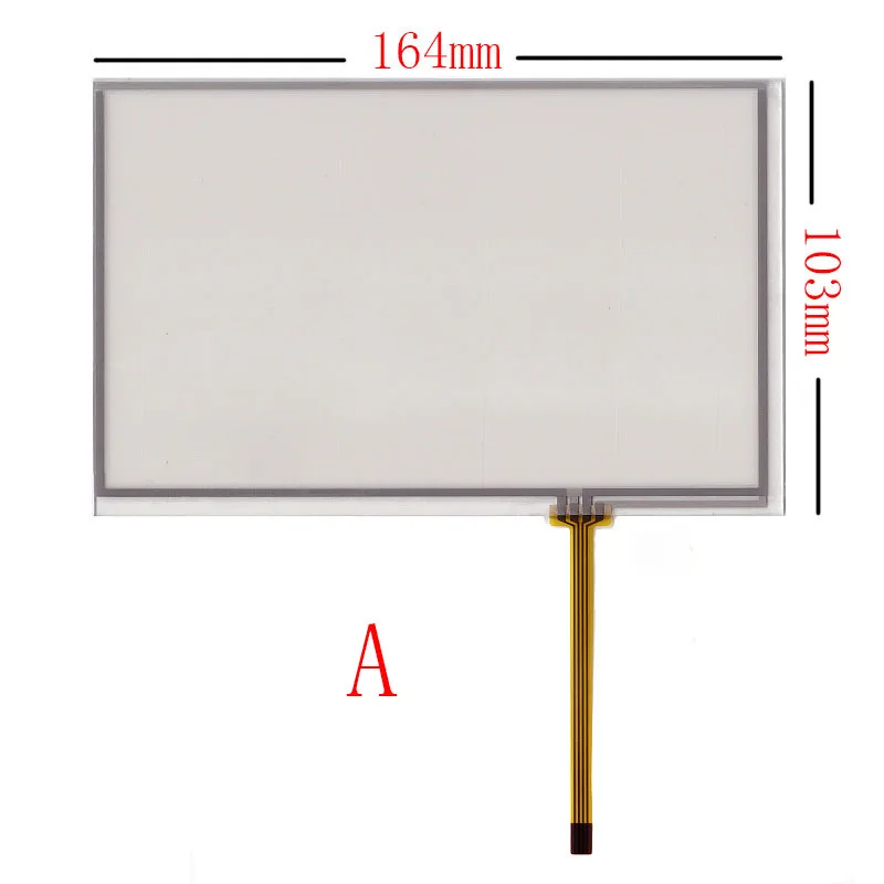 

New 7 inch 4Wire Resistive Touch Panel Digitizer Screen For Phantom DVM-1800G