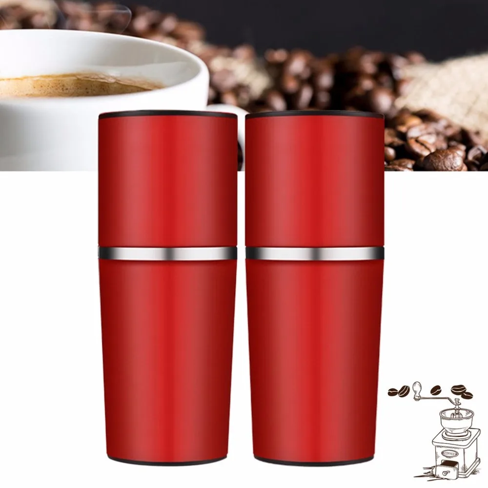 350ml Portable Compact Manual Espresso Maker Black Coffee Maker Manual Coffee Machine Cappuccino 8Bar Pressure Espresso Machine
