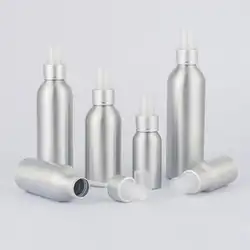 35 # портативный 40 мл-250 мл алюминиевая бутылка для хранения лосьона дезинфицирующее средство жидкое мыло распылитель бутылки для