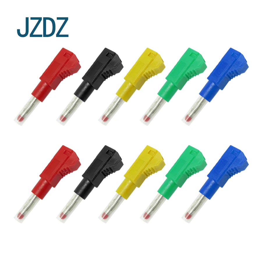 

JZDZ J.10043 High-quality 4mm safe telescopic high-pressure banana plug can be superimposed