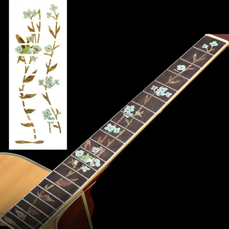 

Electric Bass Acoustic Guitar Stickers Ultra Thin Fretboard Sticker Inlay Guitar Decal Guitar Accessories