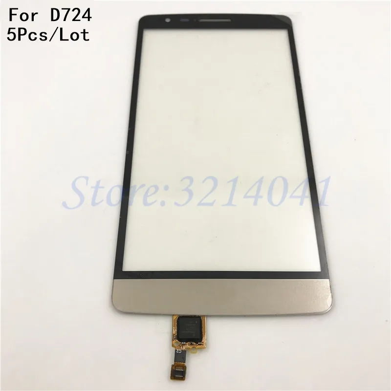 

5Pcs/Lot Touch Screen For LG G3 S Mini Beat D722 D724 D725 Front Glass 3GS Touch Panel Sensor Digitizer NO LCD DISPLAY