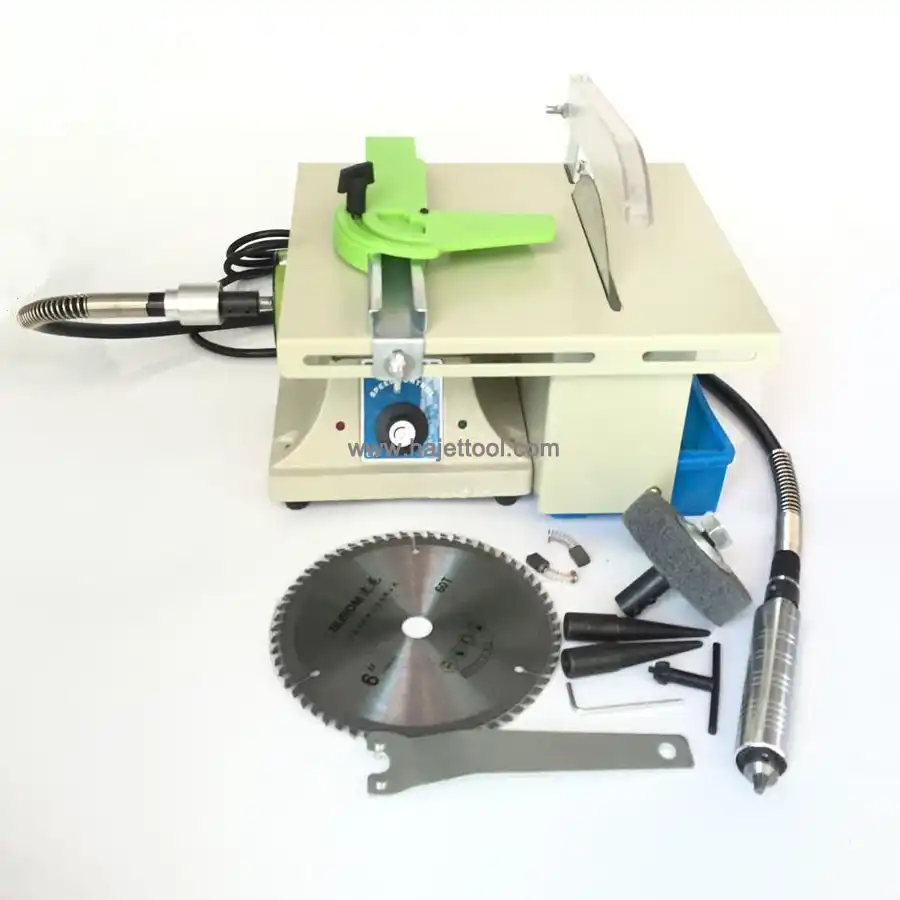 220v Trim Saw Machine Gemstone Cutting Machine Bench Grinder With