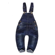 12 m-4 t Enfants vêtements 100% Coton Bébé Pantalon Long Salopette Filles Garçons Jeans Salopette Enfants Barboteuses Enfant En Bas Âge vêtements AA0798
