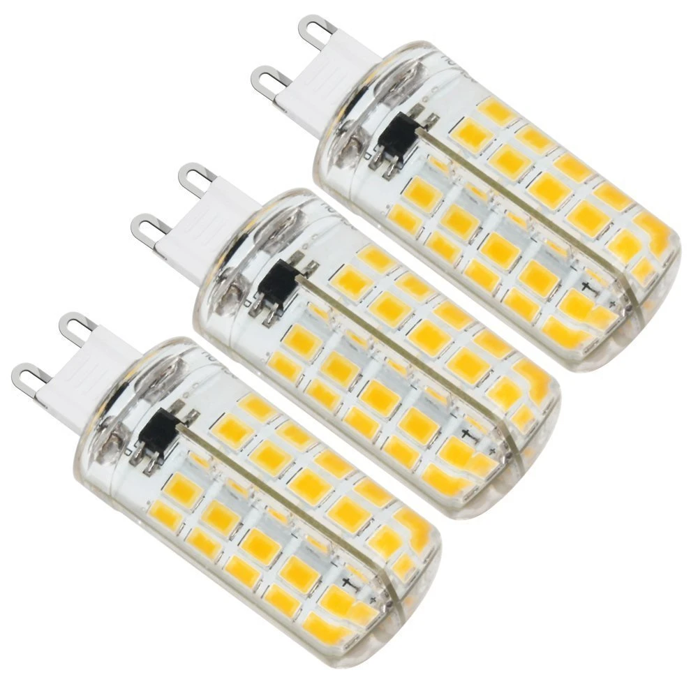 Bombilla LED G9 3 Pack, g9 bombilla Led 3000 K 5,5 W Dimmable 5730 SMD bombillas de bajo consumo W halógena equivalente) para lámparas| Bombillas y tubos LED| - AliExpress