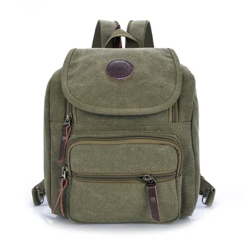 

Japan and Korea trendy student canvas bag fashion personality chest bag small backpack M-001