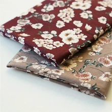 

50x145cm floral fleece fabric plush cloth fabric particularly soft lint-free make Santa Claus Christmas blanket dress